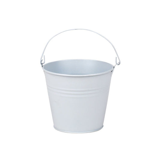 Găleată Din Metal Alb Mat 15,6X14,8Cm