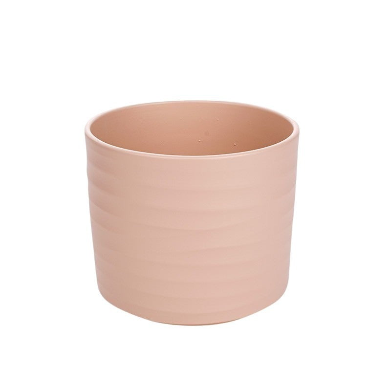 Rulou Cu Valuri Mat Crem 14Cm