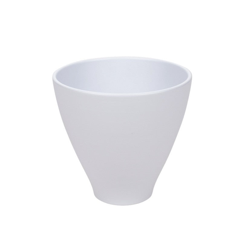 Vas Orhidee Alb Mat 15Cm