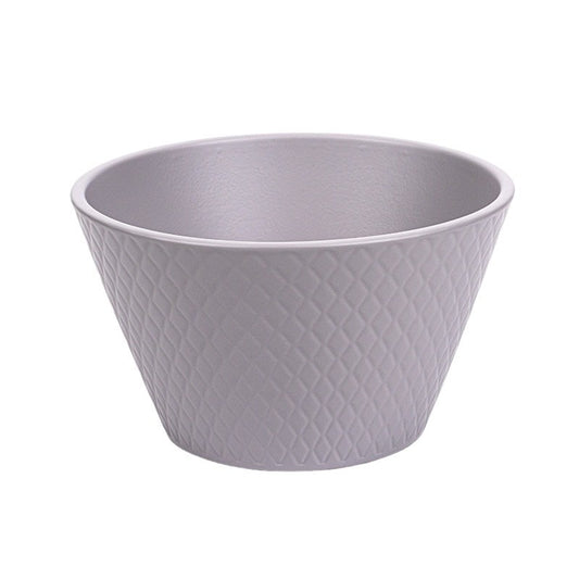 Bol Din Ceramică Harlequin Gri Deschis Mat 18Cm