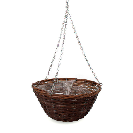 Coș Agățat Din Lemn Maro 29X15/50Cm