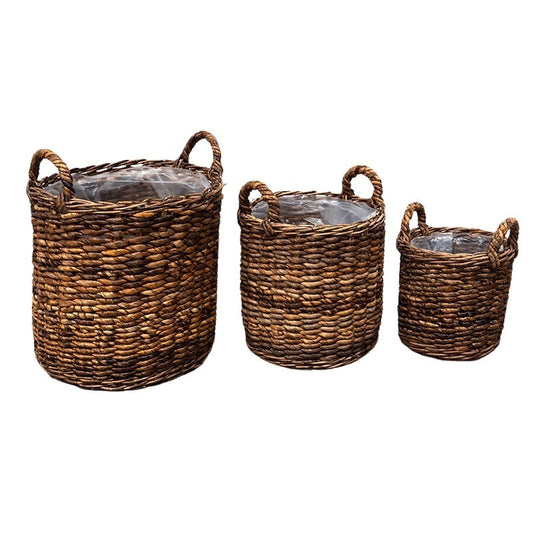 Abaca Seagrass Set Rolă Maro 57X56/67Cm S/3