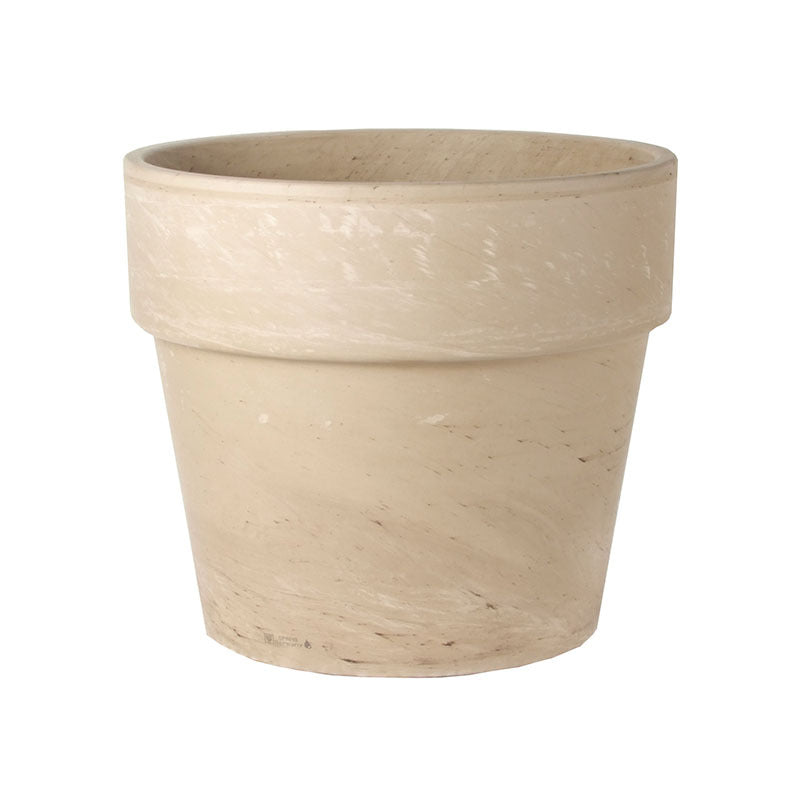 Ghiveci De Lut Calima Culoare Nisip 19Cm