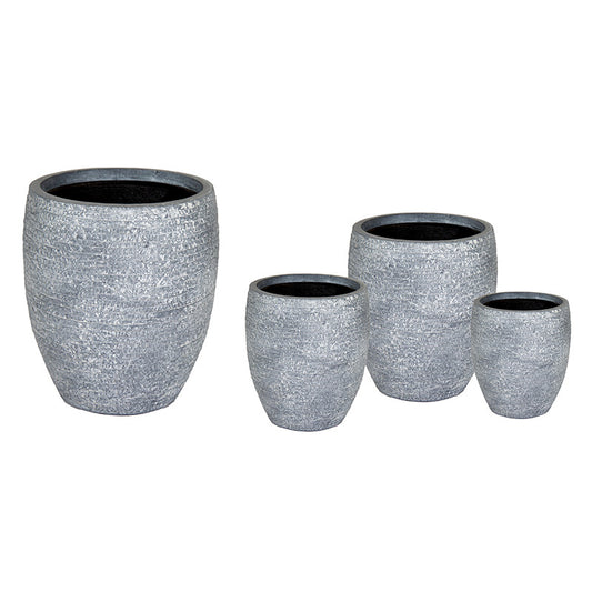 Ontario Monica Compozit Suport Pentru Plante Set Gri 25X28,5-57X64Cm S4