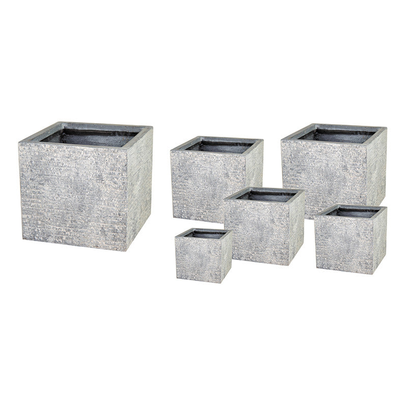 Ontario Cube Suport Compozit Pentru Plante Gri 20X20X22-65X65X53Cm S6