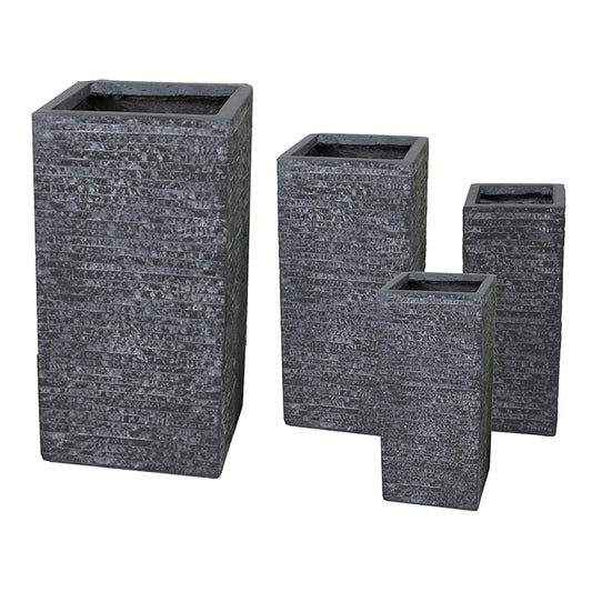 Ontario High Cube Suport Compozit Pentru Plante Grafit 23X23X50-41X41X80Cm S4