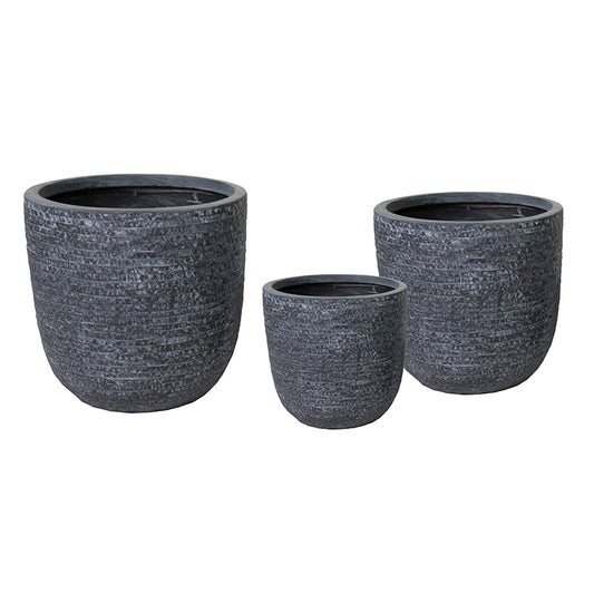 Ontario Suport Pentru Plante Compozit Clasic Grafit 25X25-39X38Cm S3