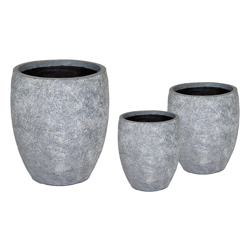 Alberta Monica Compozit Suport Pentru Plante Set Gri 25X28,5-44,5X50Cm S3