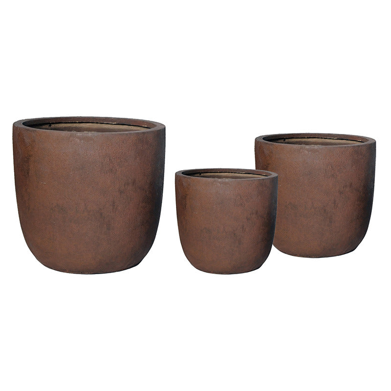 Yukon Classic Suport Compozit Pentru Plante Ruginit Maro 25X25-39X38Cm S3