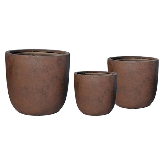 Yukon Classic Suport Compozit Pentru Plante Ruginit Maro 25X25-39X38Cm S3