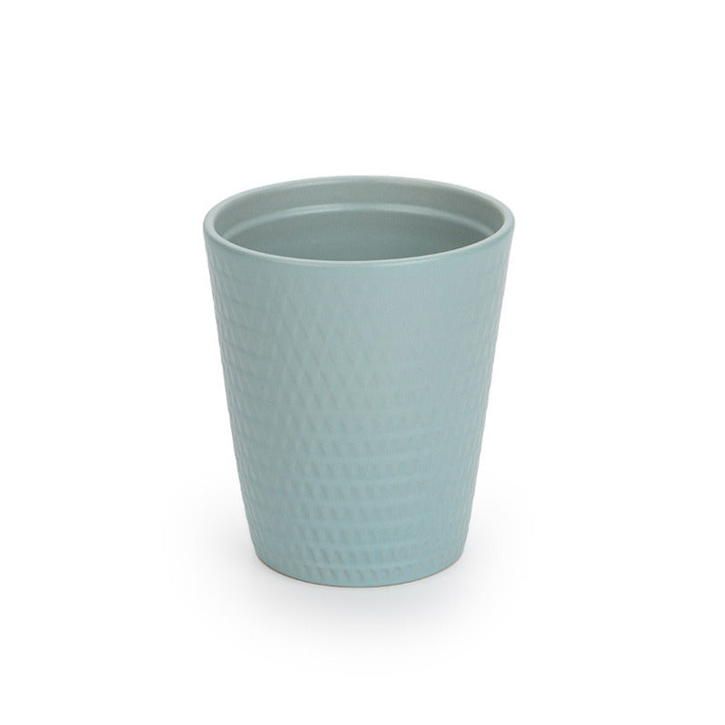 Vaza Abyss Orhidee Albastru Mat Mentă 13,5X16Cm