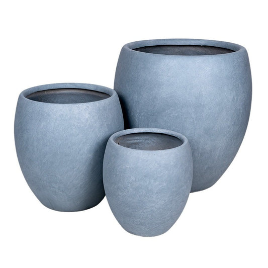 Atlanta Monica Compozit Suport Pentru Plante Set Gri 30X31-53X55Cm S/3