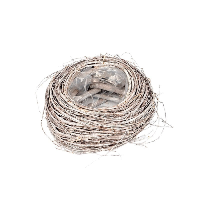 Atlin Ghiveci Înalt Din Răchită Gri Antic 23X11Cm