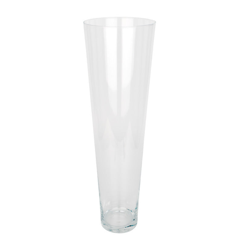 Vază Conică Din Sticlă 23,5X79Cm