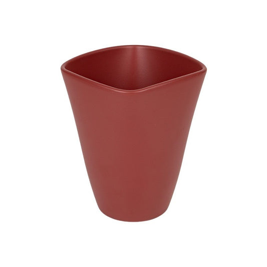 Vaza Quatro Orhidee Mată Marsala Roșu 14Cm