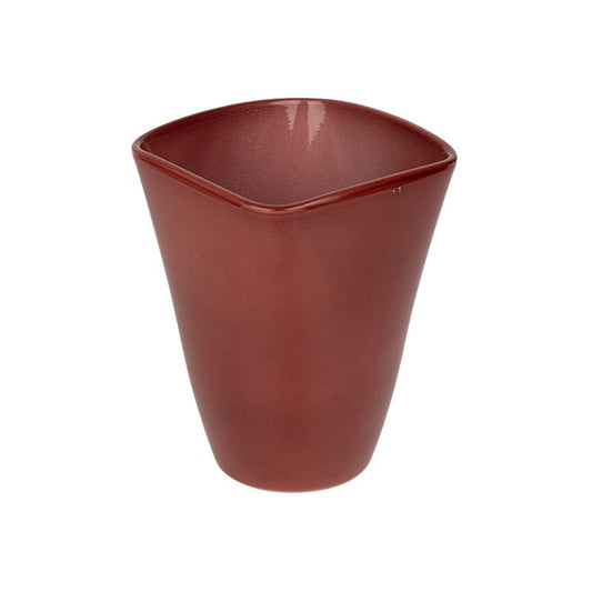 Vaza Cu Orhidee Quatro Lăcuită Merlot 14Cm