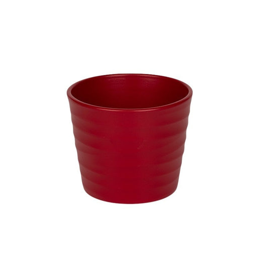 Oală Ceramică Wave Roșu Mat 12Cm