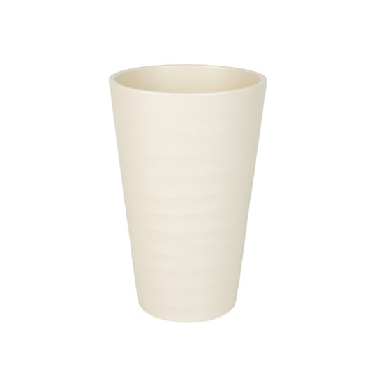 Vaza Cu Orhidee Wave Alb Antic 32Cm