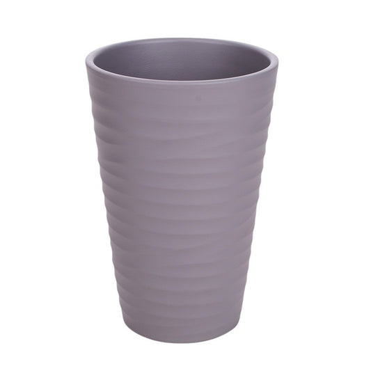 Vaza Wave Orhidee Gri Deschis Mat 32Cm