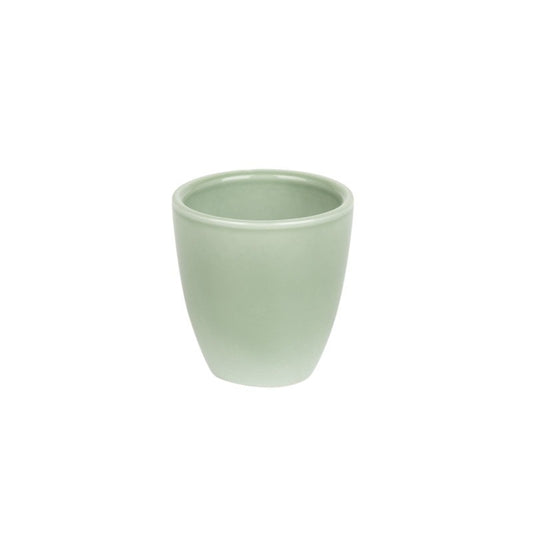 Vază Mini Orhidee Verde Salvie Strălucitor 7,5Cm