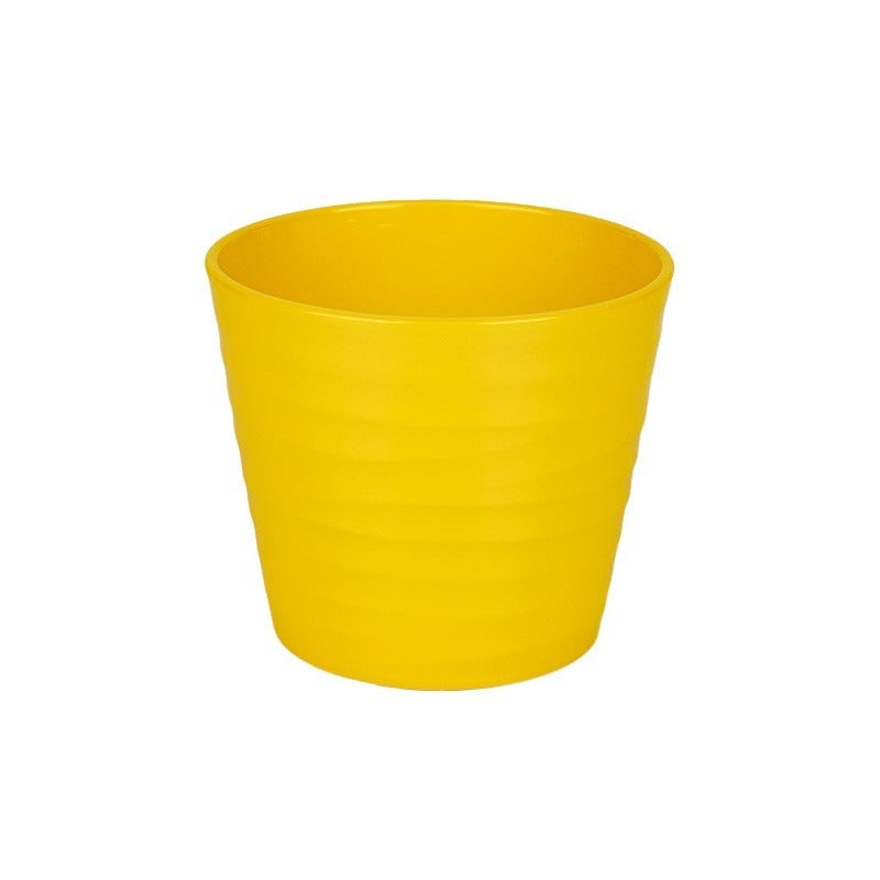 Oală Ceramică Wave Galbenă 17Cm