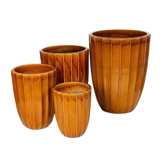 Harlow Vase Set De Vase Ceramice Maro Miere 30X39-55X71Cm S4