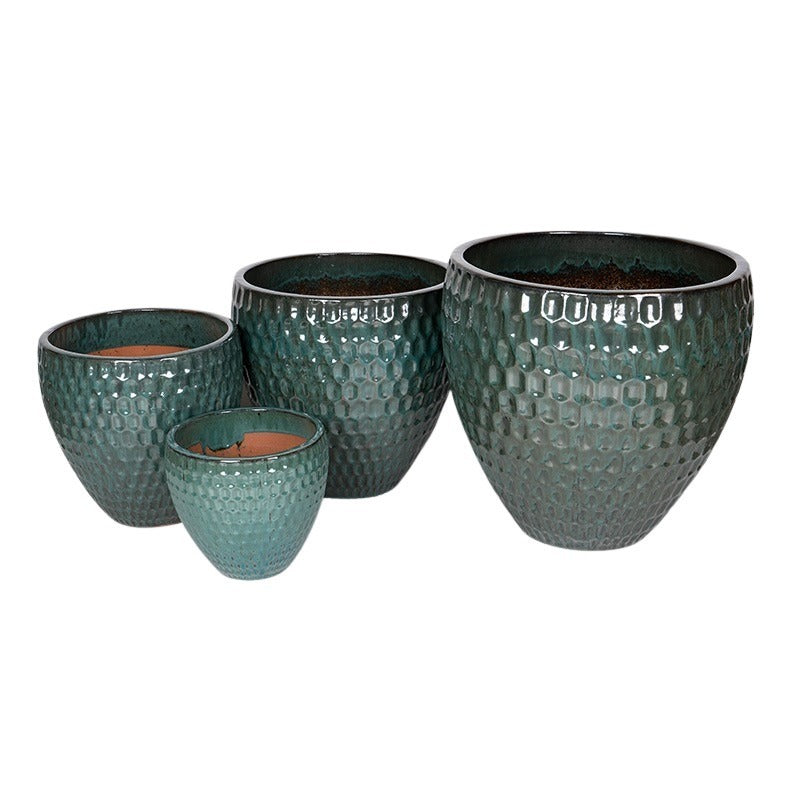 Set Suport Pentru Plante Din Ceramică Remy Classic Verde Mușchi 30X27-57,5X55,5Cm S4