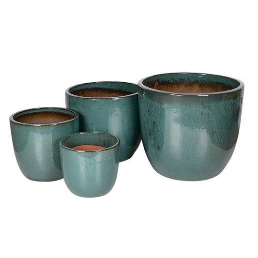 Aspen Classic Set Suport Pentru Plante Ceramice Verde Mușchi 30X27-59X50Cm S4