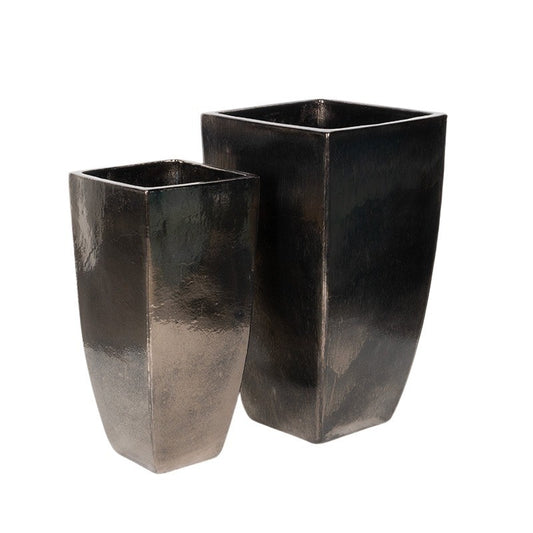 Indy Vase Set Vază Ceramică Bronz 35X35X62-42X42X78Cm S2