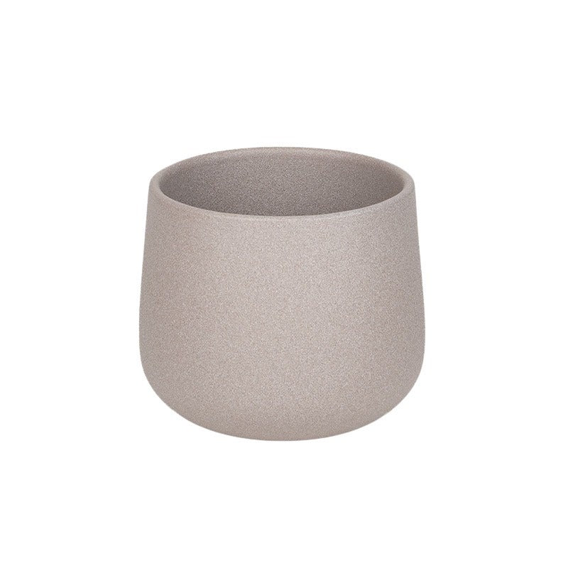 Moda Struktur Oală Ceramică Din Lut De Culoare Nisip 13Cm