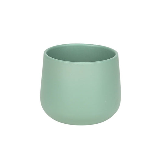 Moda Oală Ceramică Mată Verde Salvie 13Cm