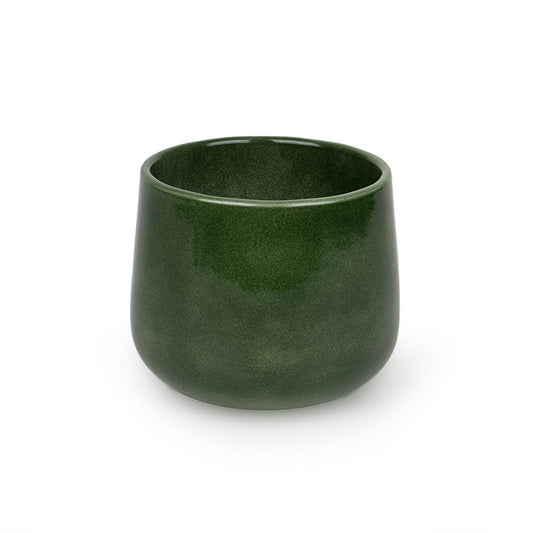 Oală Ceramică Moda Verde Pin Strălucitor 15Cm