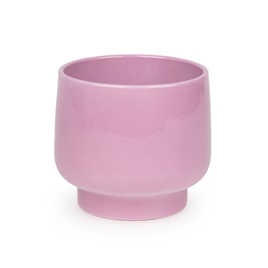 Ghiveci Din Ceramică Roz Antic 17Cm