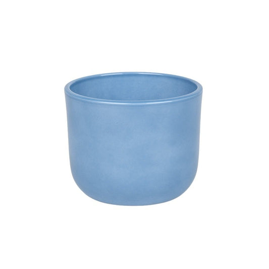 Ronan Oală Ceramică Lăcuită Albastru 14Cm