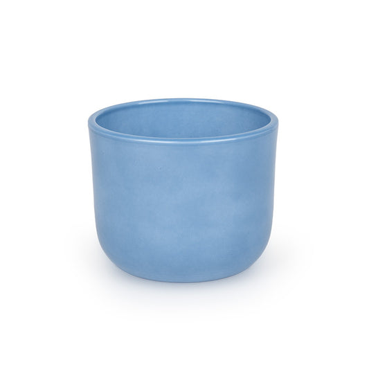 Ronan Oală Ceramică Lăcuită Albastru 18Cm