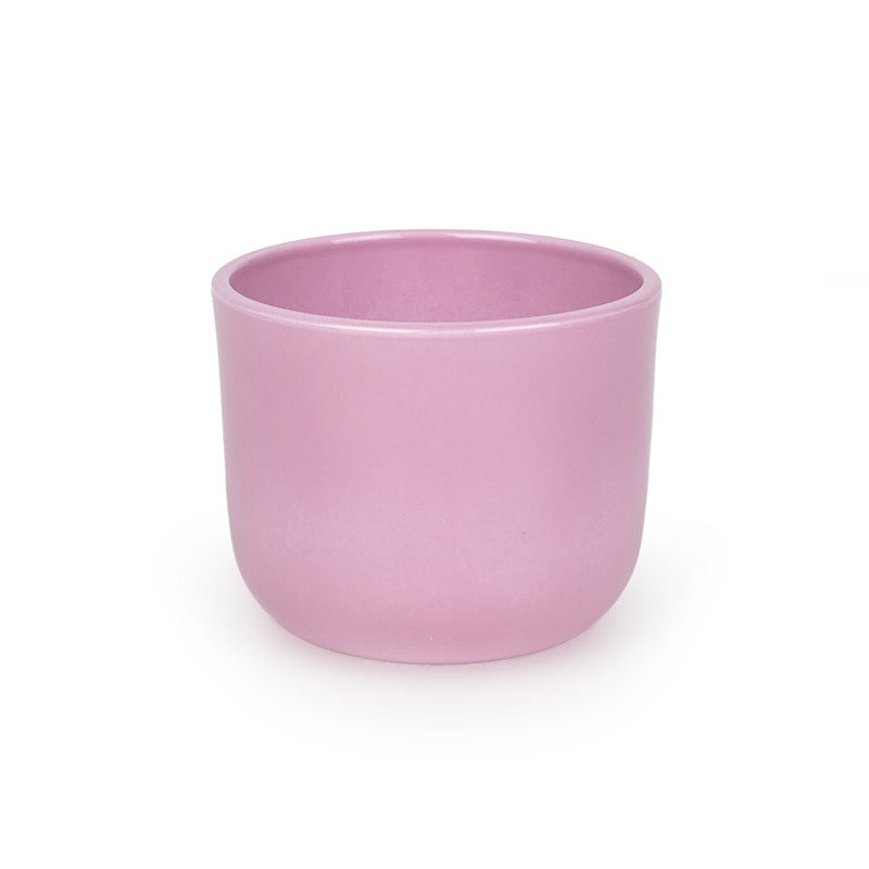 Ronan Oală Ceramică Lăcuită Roz Antic 18Cm