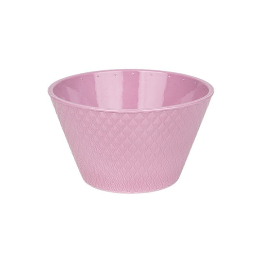 Bol Din Ceramică Harlequin Roz Antic Strălucitor 18Cm