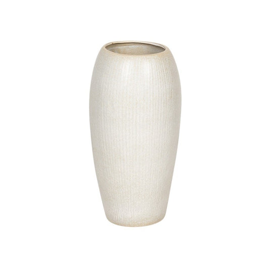 Vaza Ceramică Saxon Crem Mat 30X61Cm