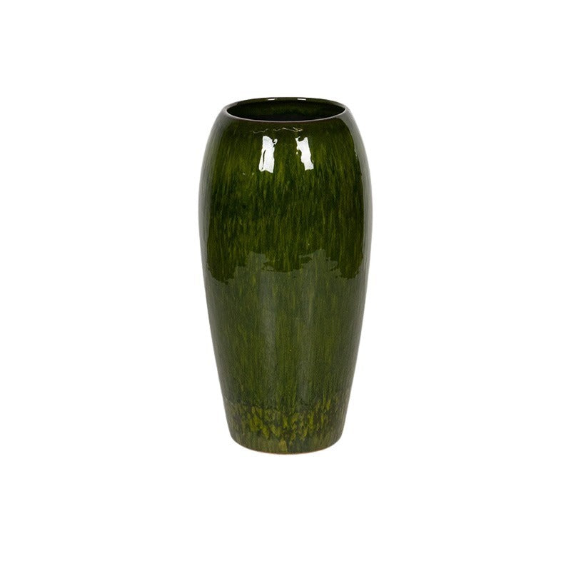 Vaza Ceramică Saxon Verde 30X61Cm