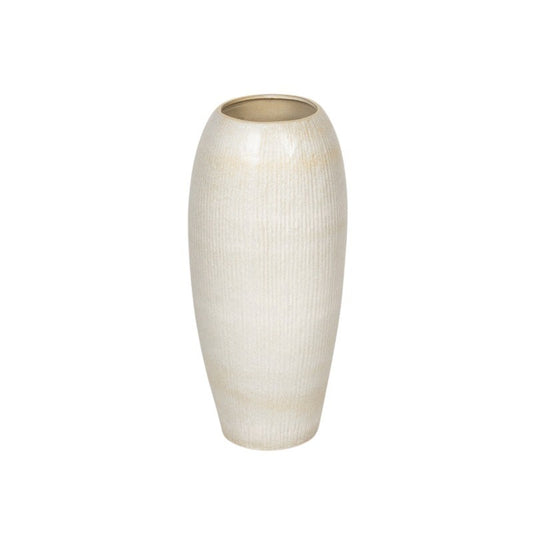 Vaza Ceramică Saxon Crem Mat 33X80Cm