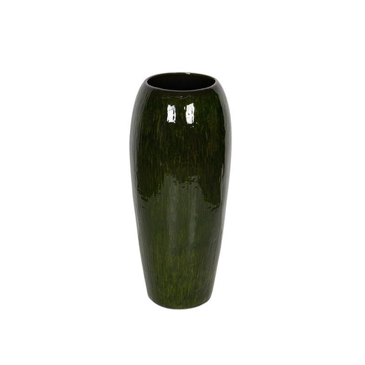 Vaza Ceramică Saxon Verde 33X80Cm