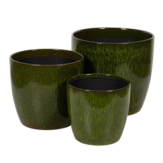 Hartley Set Vase Ceramice Verde 31X28-46X42Cm S3