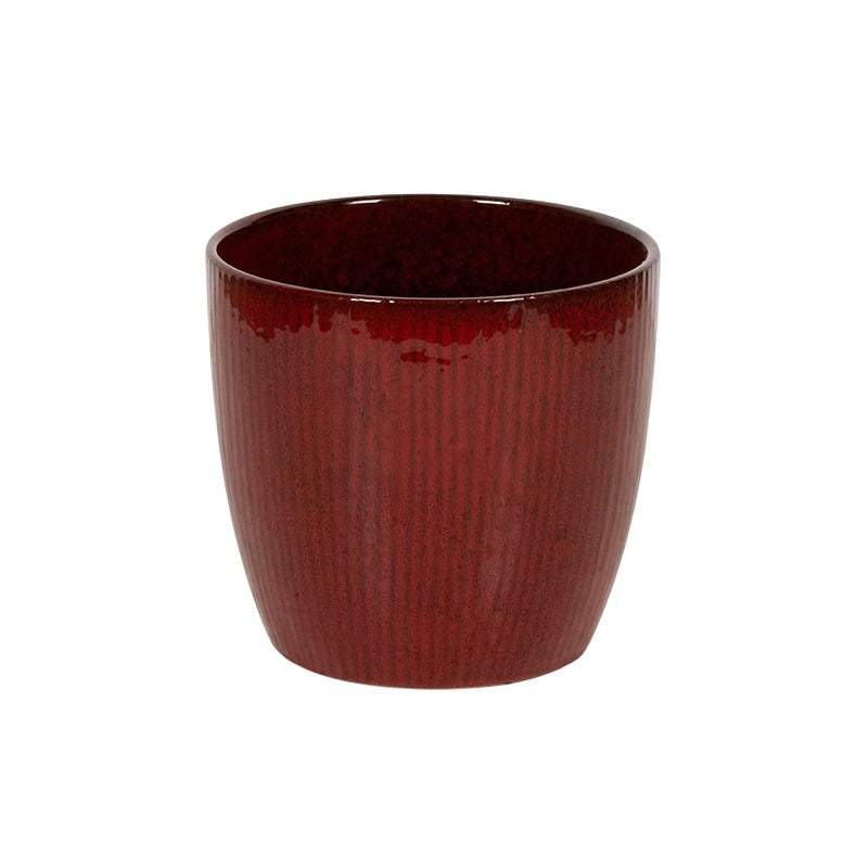 Hartley Vas Ceramic Roșu 31X28Cm