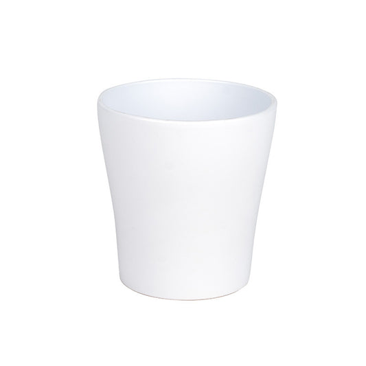 Mini Vaza Orhidee Alb Mat 13X14Cm