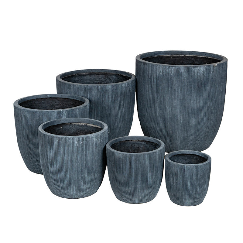 Toronto Set Suport Pentru Plante Compozit Clasic Grafit 25X25-62X62Cm S6