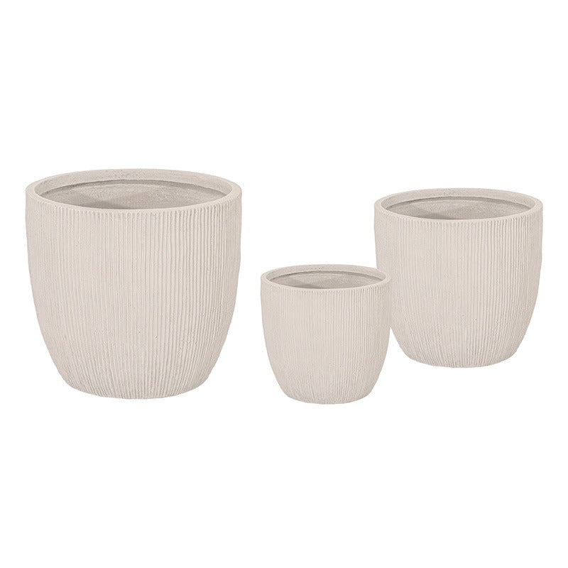 Toronto Classic Compozit Suport Pentru Plante Set Culoare Nisip 25X25-39X38Cm S3