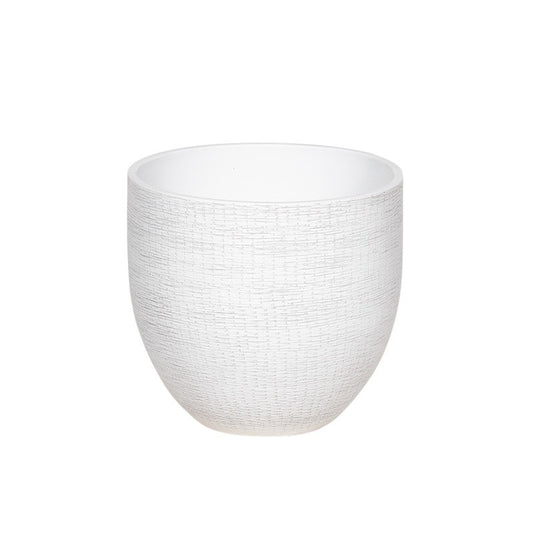 Arosa Vas Ceramic Alb 14X13Cm