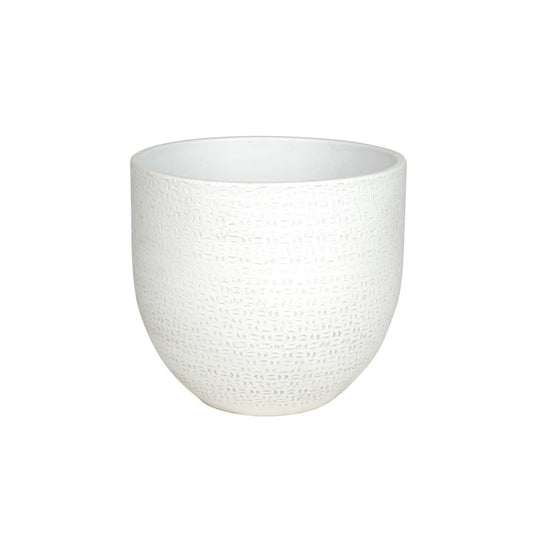 Amarante Vas Ceramic Alb 18X16Cm