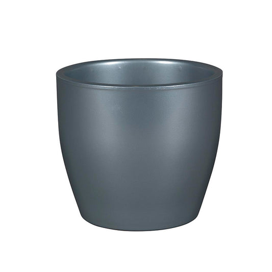 Ezra Vas Ceramic Argint 14X13Cm