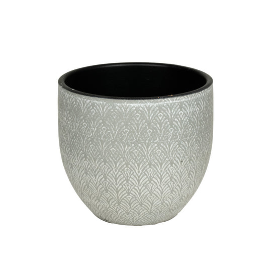 Alvito Vas Ceramic Gri 18X16Cm